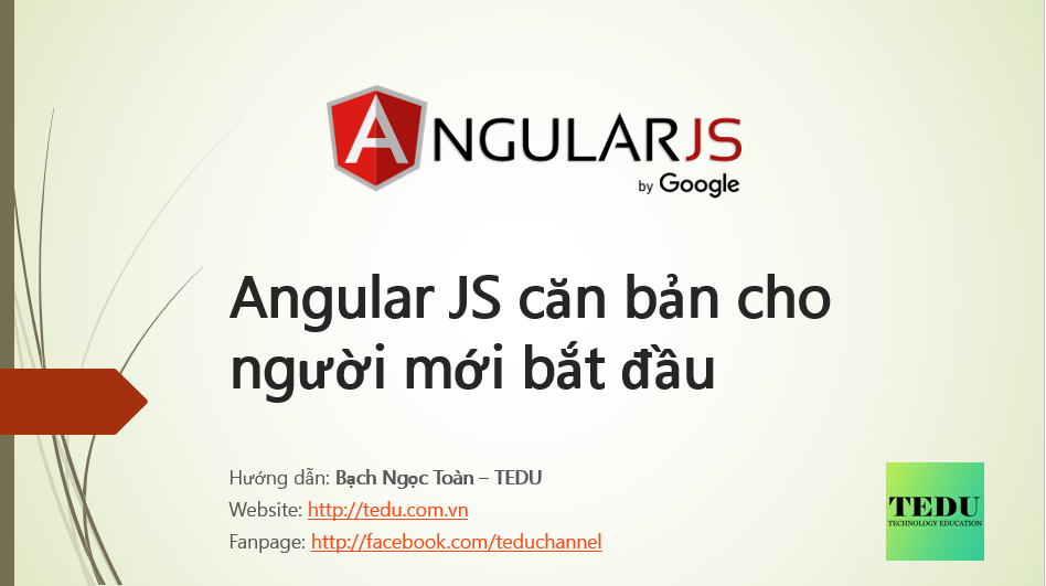 AngularJS cho người mới bắt đầu