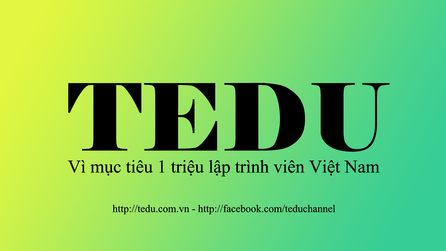 Giới thiệu kế hoạch Chương trình đào tạo Offline của TEDU