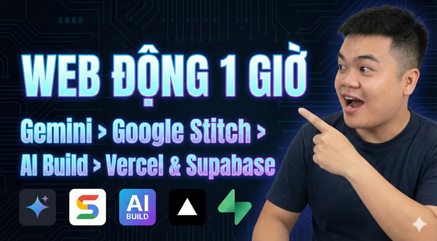 Hướng dẫn Thiết kế Website với Google Stitch & AI