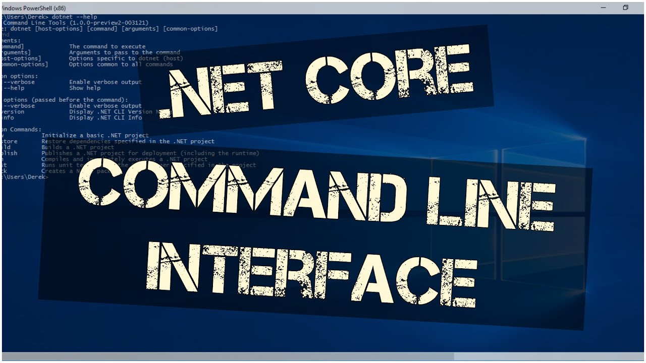 Dotnet CLI giao diện dòng lệnh trong ASP.NET Core