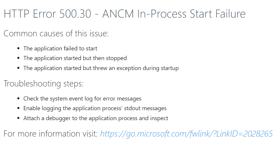 Tìm lỗi ứng dụng ASP.NET Core trên Windows Server sử dụng stdout log 